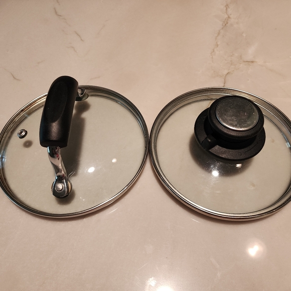 Two Glass Lids Tefal Calphalon - Picture 2 of 6
